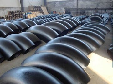 China Carbon Steel Buttweld Pipe Fittings A234 WPB 90 Deg LR Elbow 45 Deg / 180 Deg supplier