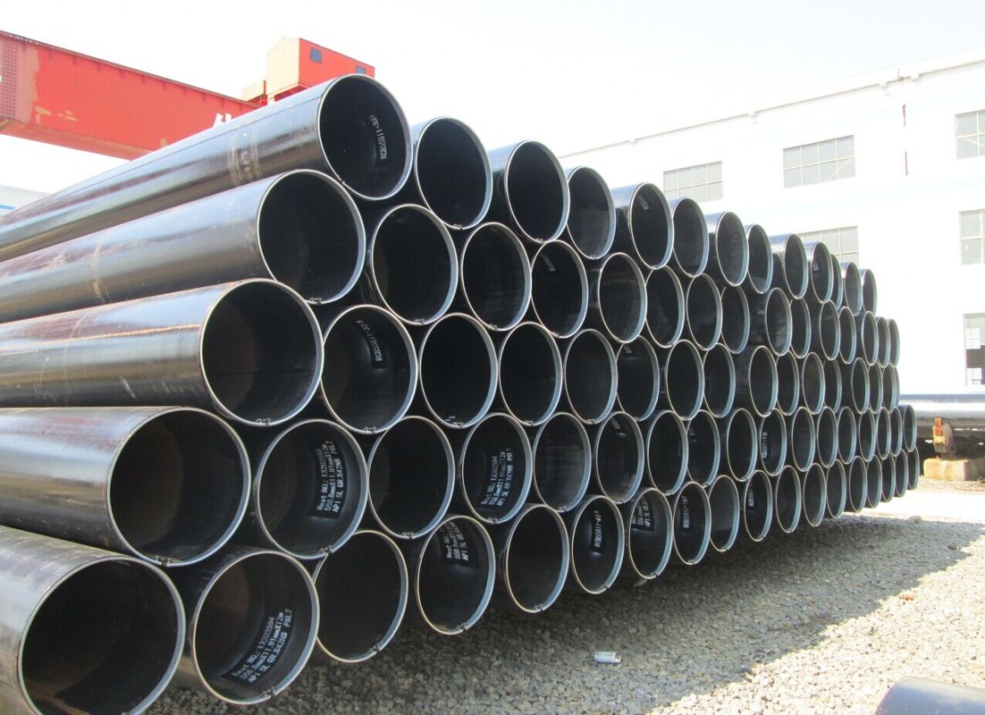 Round Carbon Steel Tube For Construction , Q235A / B / C / D / R LSAW