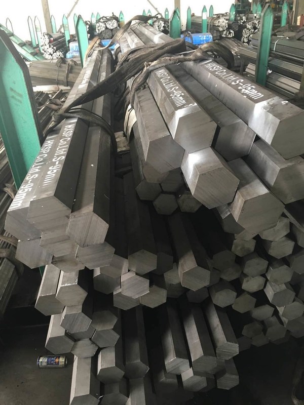 40 X 40 Cr Hexagonal Steel Bar / Rod , Solid Square Steel Bar For