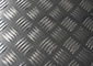 Easy Processing Aluminum Tread Plate , Coil 5 Bar Chequered Embossed Aluminum Sheet Plate supplier