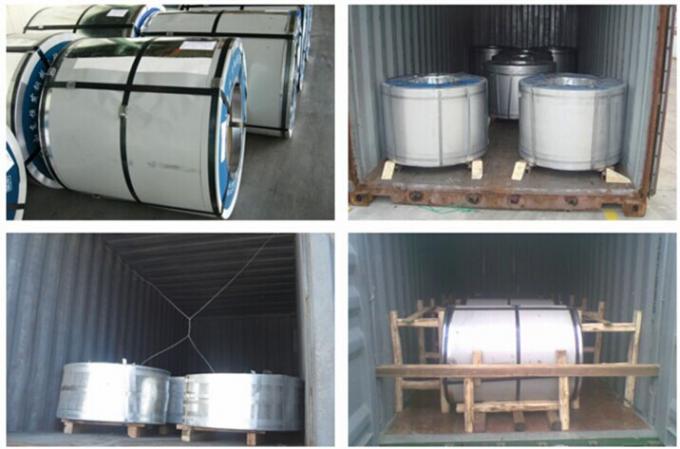 Hot Dipped Galvanized Steel Coils SGCC / DX51D / DX52D For Ship Plate