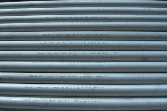 Pickled Surface Heat Exchanger Tubes OD 12.7mm ~ 2200 mm Stainless Steel Round Pipe