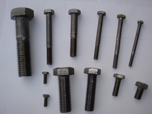 Hexagonal Head Bolt Full Thread steel Bolts and Nuts hardware For Machine