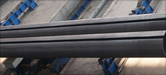 Color Coated Structural ERW / LSAW Steel Pipe Carbon Steel For Gas / Oil Transport