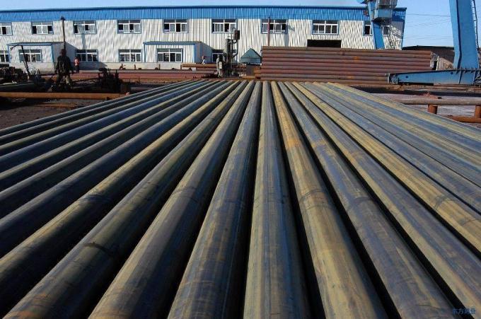 API 5L X42 X 52 X 60 ERW Steel Pipe Straight Steel Oil / Gas Line Pipe 6 - 25mm Thick