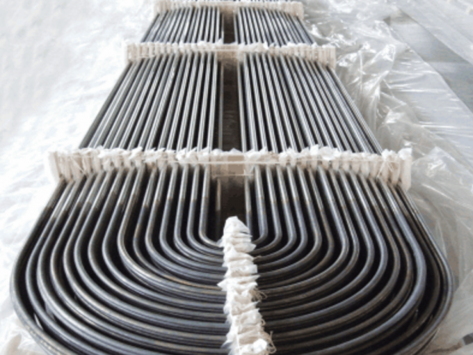 304 Stainless Steel U Tube Continuous Bending Coil Tube / Pipe For Cooling Tower
