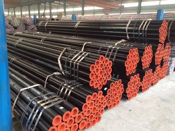 China Grade 20 Seamless Carbon Steel Pipe Blank / Painting With Painting Bevelled Caps supplier