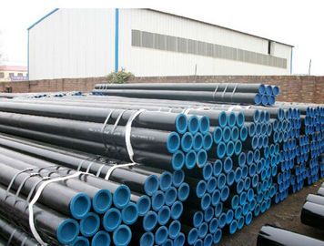 China Black Painting Thick Wall Steel Pipe , 21 ~ 610mm OD Hot Rolled Steel Tube supplier