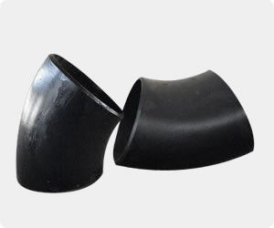 China Sanitary Construction Carbon Steel Pipe Fittings BW 45 Degree Elbow / CS Pipe Fittings supplier