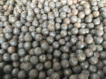 China Grade 45 60Mn B2 Forged Steel Ball 20mm - 110mm For Grinding Mine / Ore supplier