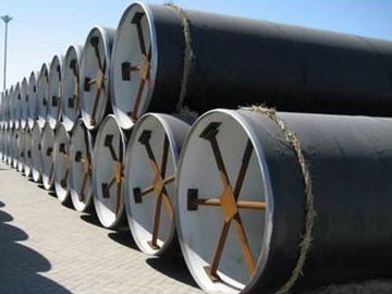 China ASTM A36 Double Submerged Arc Welded Pipe , Oil / Gas Steel Pipe For Construction supplier