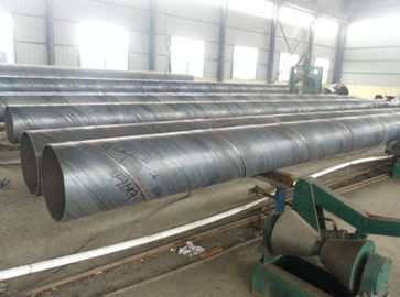 China Spiral Welded SSAW Steel Pipe Anti Corrosion / Anti Rust Paint For Water Engineering supplier