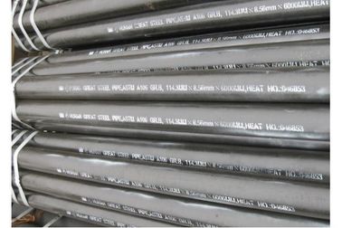 Black Painted Seamless Carbon Steel Pipe Cold Drawn / Hot Rolled ASTM GB A53 A106 supplier