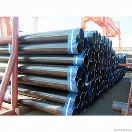 Large Diameter 24&quot; API 5L Black Steel Seamless Pipes Longitudinal Straight supplier