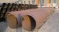 Black Painted LSAW / ERW Welded Steel Pipe , Seamless Carbon Steel Pipe For Construction supplier