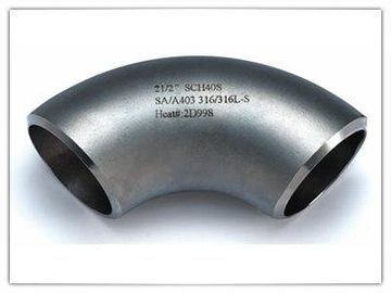 Medium Pressure Butt Weld Stainless Steel Elbow Fitting , GB / DIN SS Pipe Fittings supplier