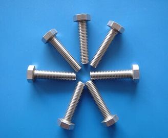 Machine Bolts And Nuts , DIN125A Class 12.9 DIN934 Half / Full Thread Hex Bolts supplier