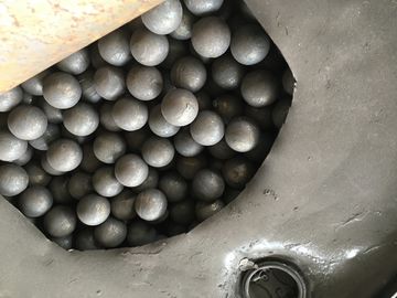 Grade 45 60Mn B2 Forged Steel Ball 20mm - 110mm For Grinding Mine / Ore supplier