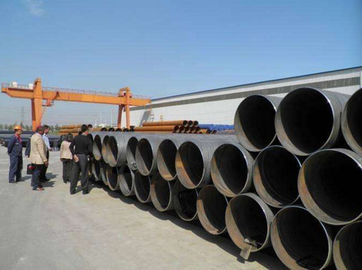 API Spec 5L SSAW Oil Field Pipe , Line PE Coated Gas Line Pipe X42 X46 X52 supplier