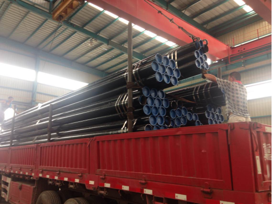 Schedule 80 API 5L Carbon Steel Seamless Pipe 50mm For Fluid Transport , Boiler