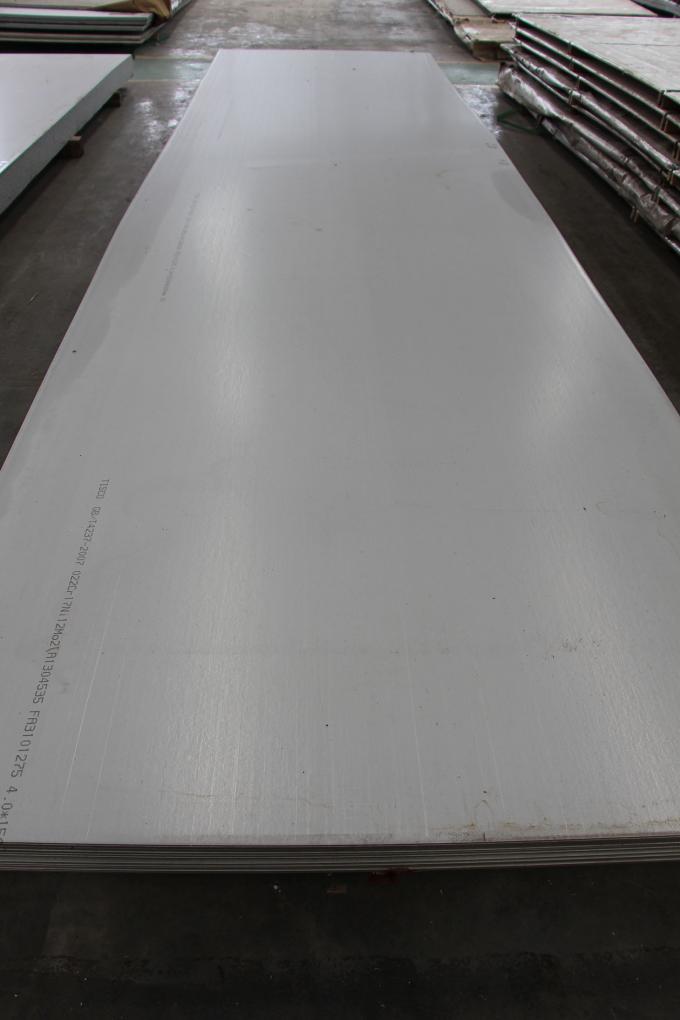 Hot / Cold Rolled Stainless Steel Plate 1500 X 6000mm A240M 304 321 304 316L 904L