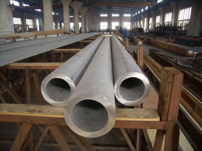 Astm A312 320mm Stainless Steel Seamless Tube , 6 Meters Seamless Round Tube
