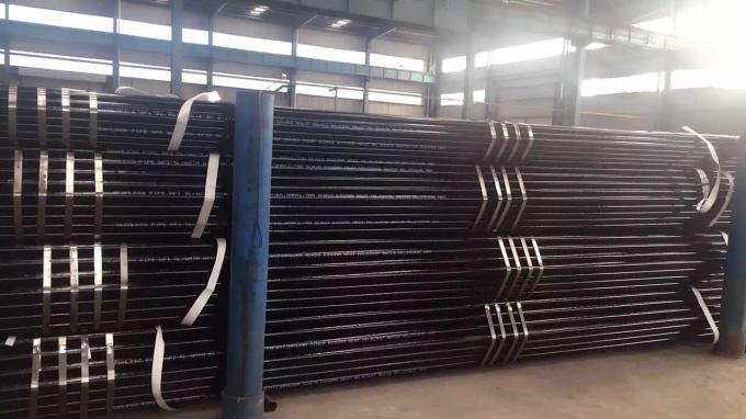 GB 3087 A106 Black Seamless Carbon Steel Pipe / Tube For Fluid Transport