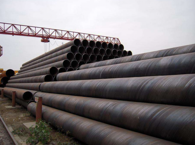 ASTM A36 Double Submerged Arc Welded Pipe , Oil / Gas Steel Pipe For Construction
