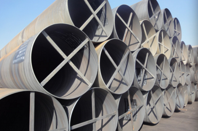 X56 X70 Large Diameter Spiral Welded Pipe For Oil , Spiral Submerged Arc Welded Pipe