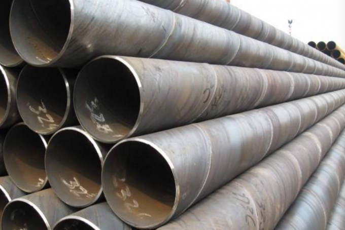 1.7mm-52.0mm Thickness SSAW Steel Pipe Spiral Welded Water PipeLine For Transportation